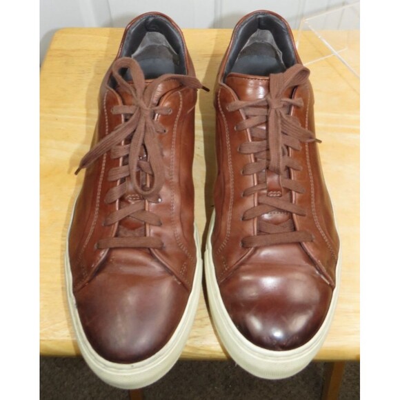 To Boot New York Pescara Dark Brown Leather Casual Sneakers Mens Size 10.5 main image 4